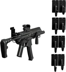 Hold Up Displays - Horizontal Gun Wall Mount for Indoor Display - Shotgun Holder - Bow Wall Hanger - Rifle Wall Mount - Heavy Duty Steel Slatwall