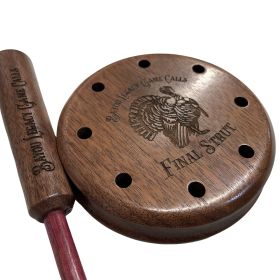 Final Strut Turkey Pot Call (Wood: Black Walnut)