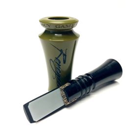 Renegade Duck Call (Color: Orange/Black Swirl)